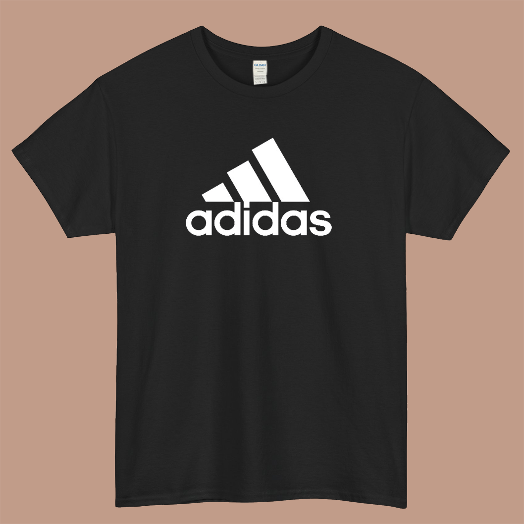 adidas logo short sleeve men's t shirt size S-3XL