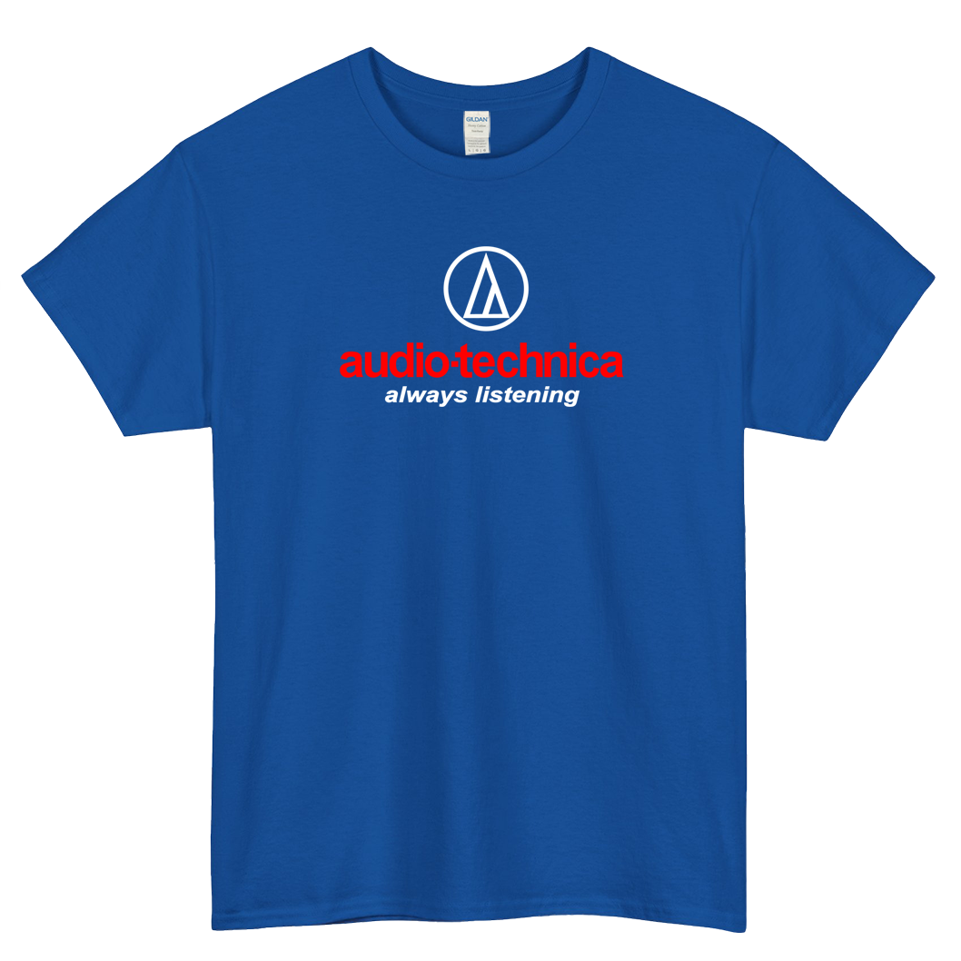Audio Tech Logo Mens Unisex Short Sleeve T-Shirt Size S-3XL -P