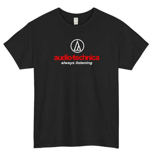 Audio Tech Logo Mens Unisex Short Sleeve T-Shirt Size S-3XL - P