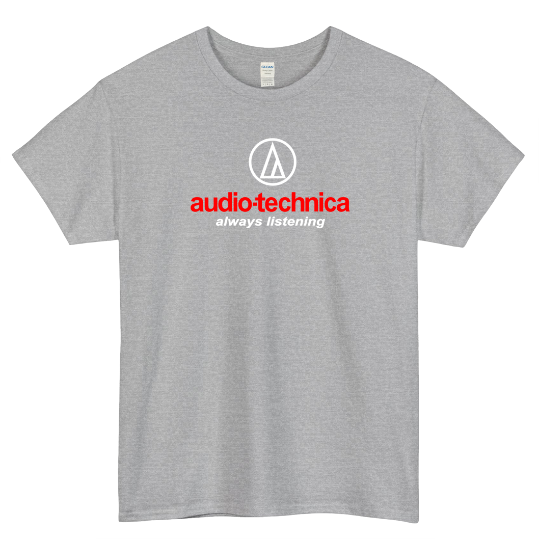Audio Tech Logo Mens Unisex Short Sleeve T-Shirt Size S-3XL - P
