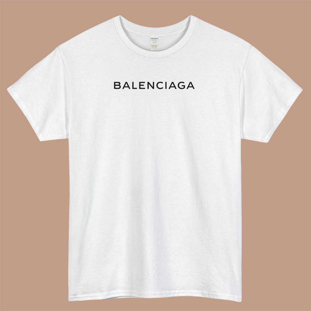balenciaga logo short sleeve men's t shirt S-3XL