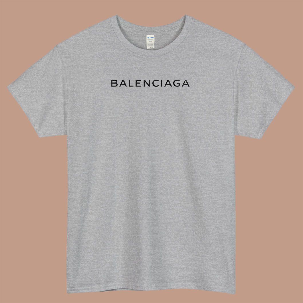 balenciaga logo short sleeve men's t shirt S-3XL