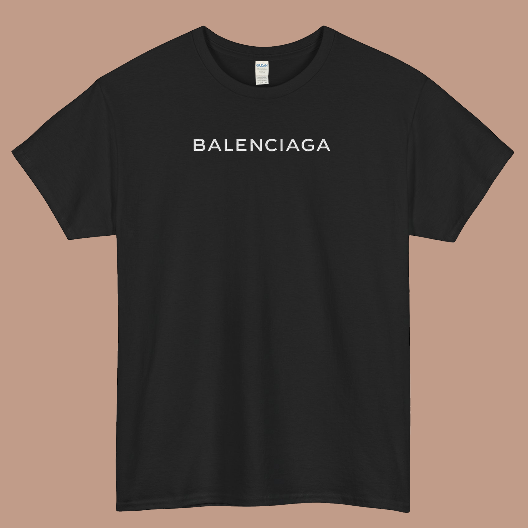 balenciaga logo short sleeve men's t shirt S-3XL