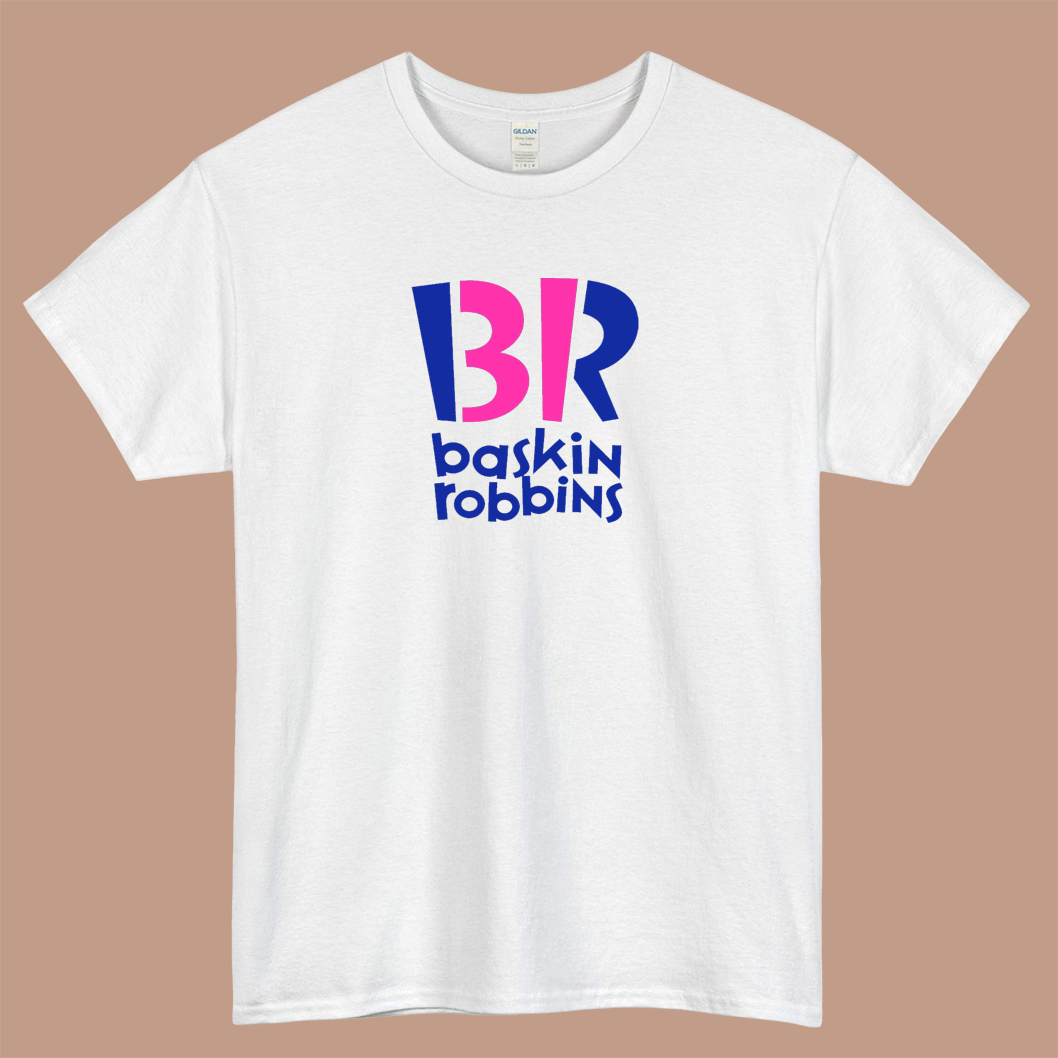baskin robbins logo Short Sleeve men's T-Shirt Size S-3XL