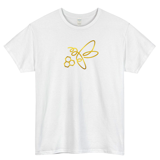 bee gold logo short SLEEVE T SHIRT -P