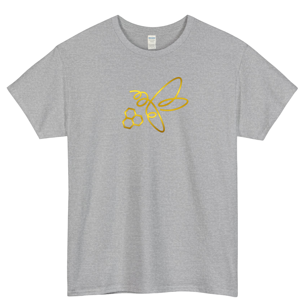 bee gold logo short SLEEVE T SHIRT -P
