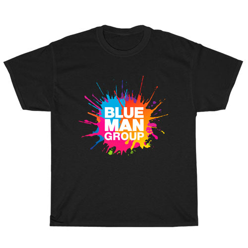blue man group colorful Active logo Unisex Men's T Shirt Size S to 3XL