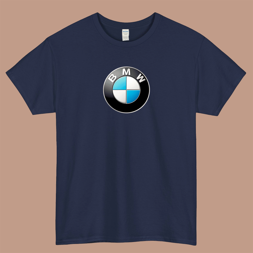 bmw logo short sleeve men's t shirt size S-3XL