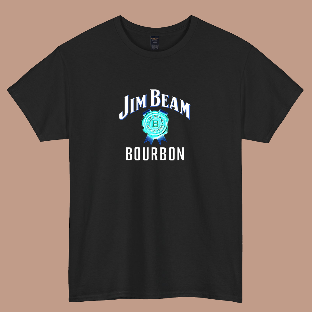 bourbon whiskey 2 Logo short sleeve t shirt S-3XL- P