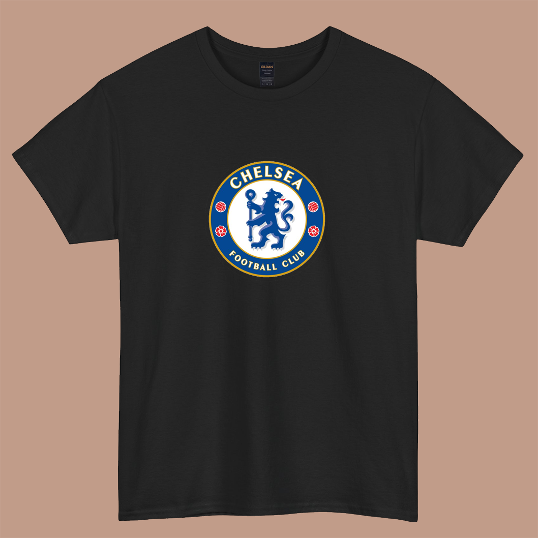 chelsea football club logo short sleeve t shirt S-3XL-P
