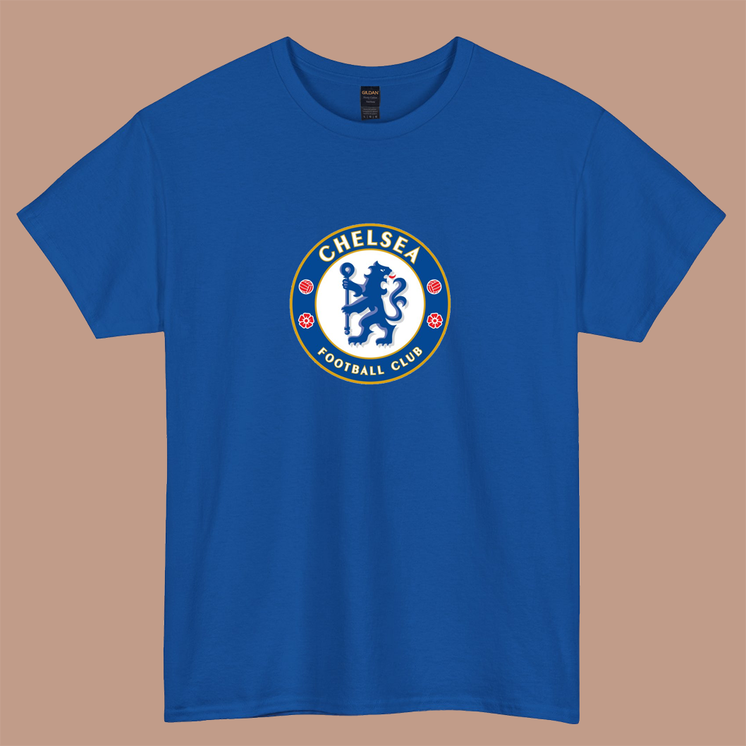 chelsea football club logo short sleeve t shirt S-3XL-P