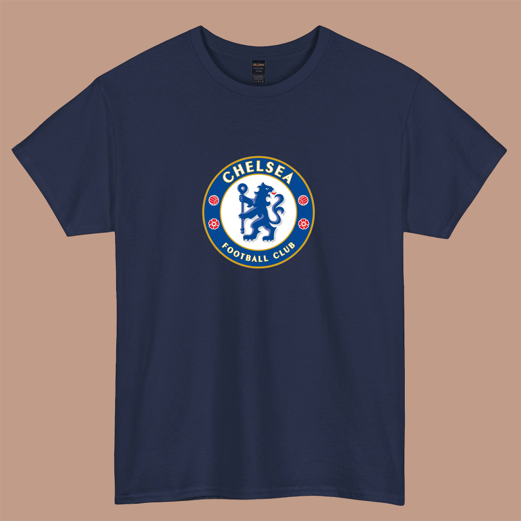 chelsea football club logo short sleeve t shirt S-3XL-P