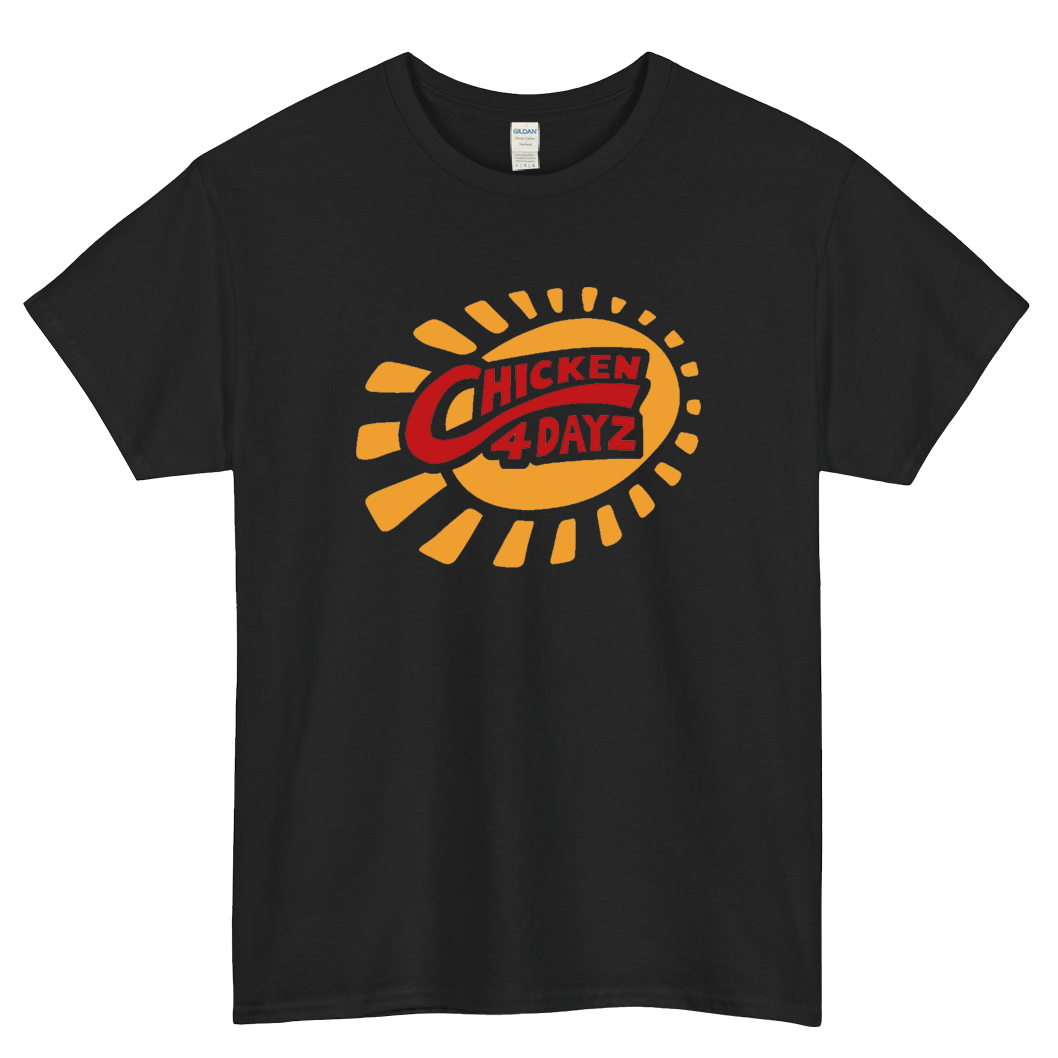 chicken 4 dayz Logo Mens Unisex Short Sleeve T-Shirt Size S-3XL - P