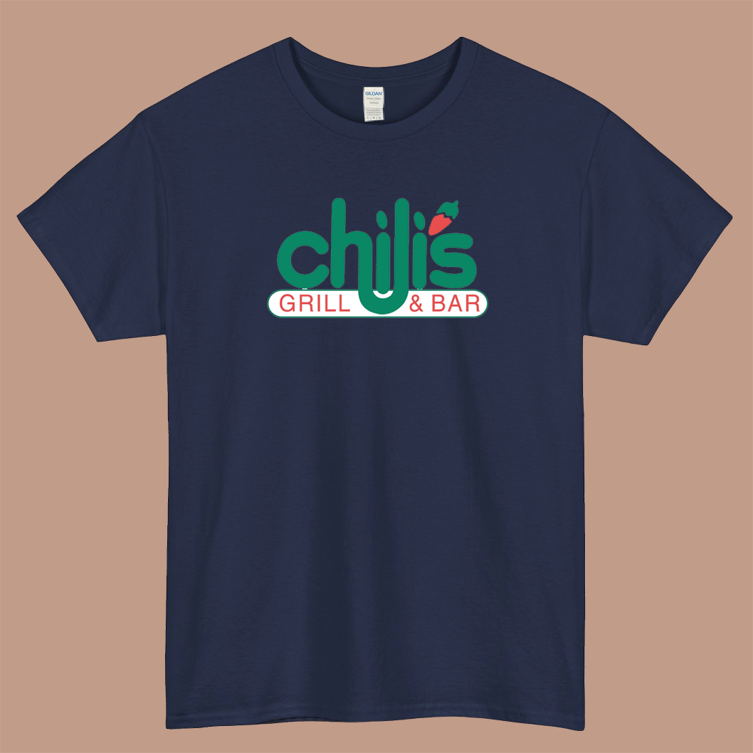 chilis Logo Mens Unisex Short Sleeve T-Shirt Size S-3XL