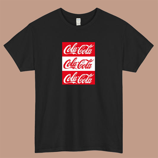 Cola Cola Logo Mens Unisex Short Sleeve T-Shirt Size S-3XL - P