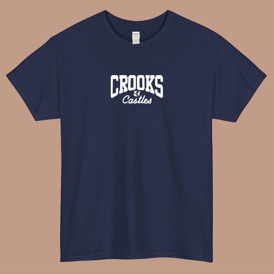 crooks Logo Mens Unisex Short Sleeve T-Shirt Size S-3XL
