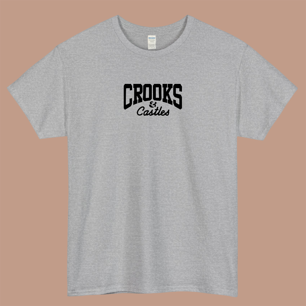 crooks Logo Mens Unisex Short Sleeve T-Shirt Size S-3XL