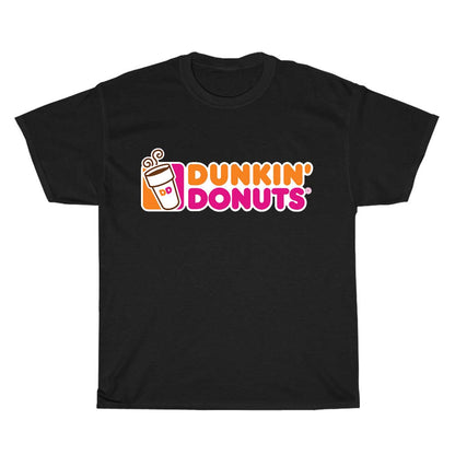 Dunkin Donuts Logo Men's Unisex T Shirt Size S to 3XL