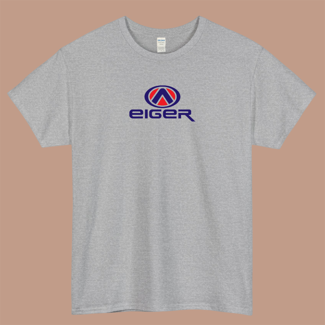 eiger logo short sleeve men's t shirt S-3XL