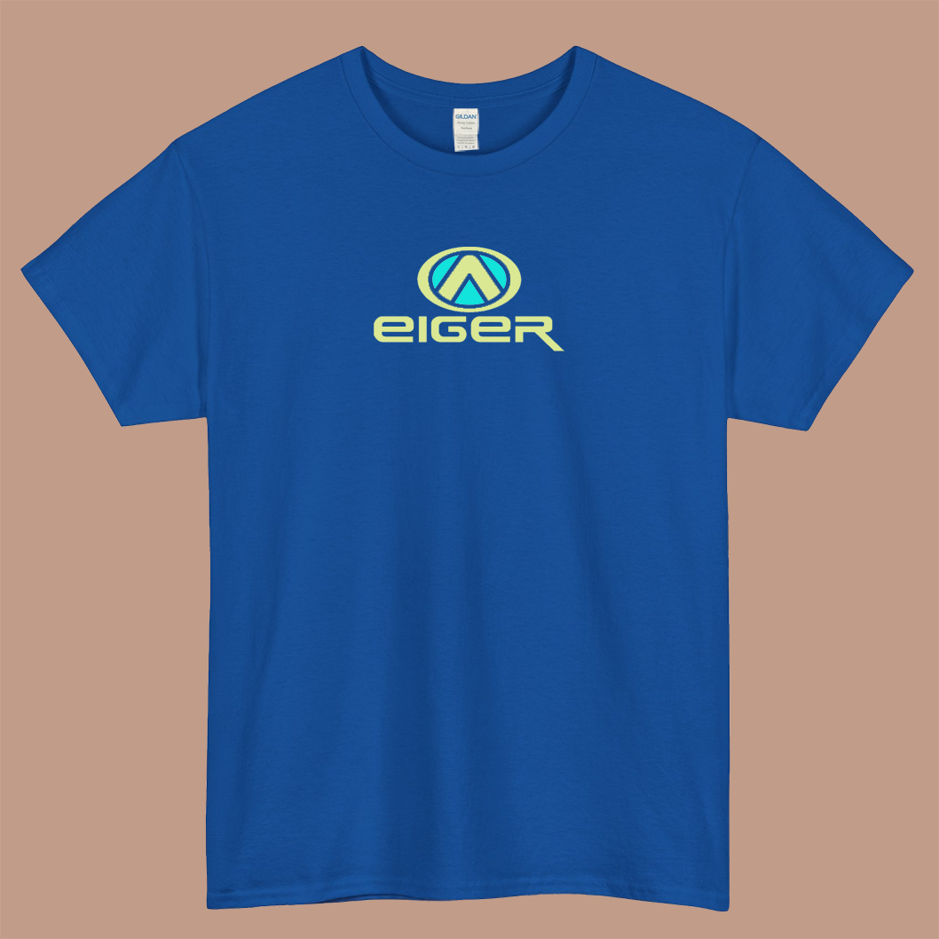 eiger logo short sleeve men's t shirt S-3XL