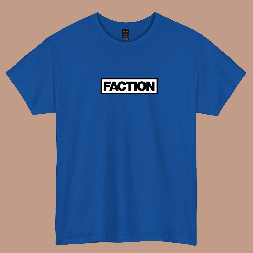 faction logo  SHORT SLEEVE T SHIRT S-3XL- P