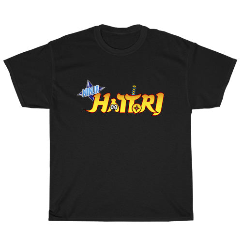 hattori logo Mens Unisex Short Sleeve Black T-Shirt Size S-3XL
