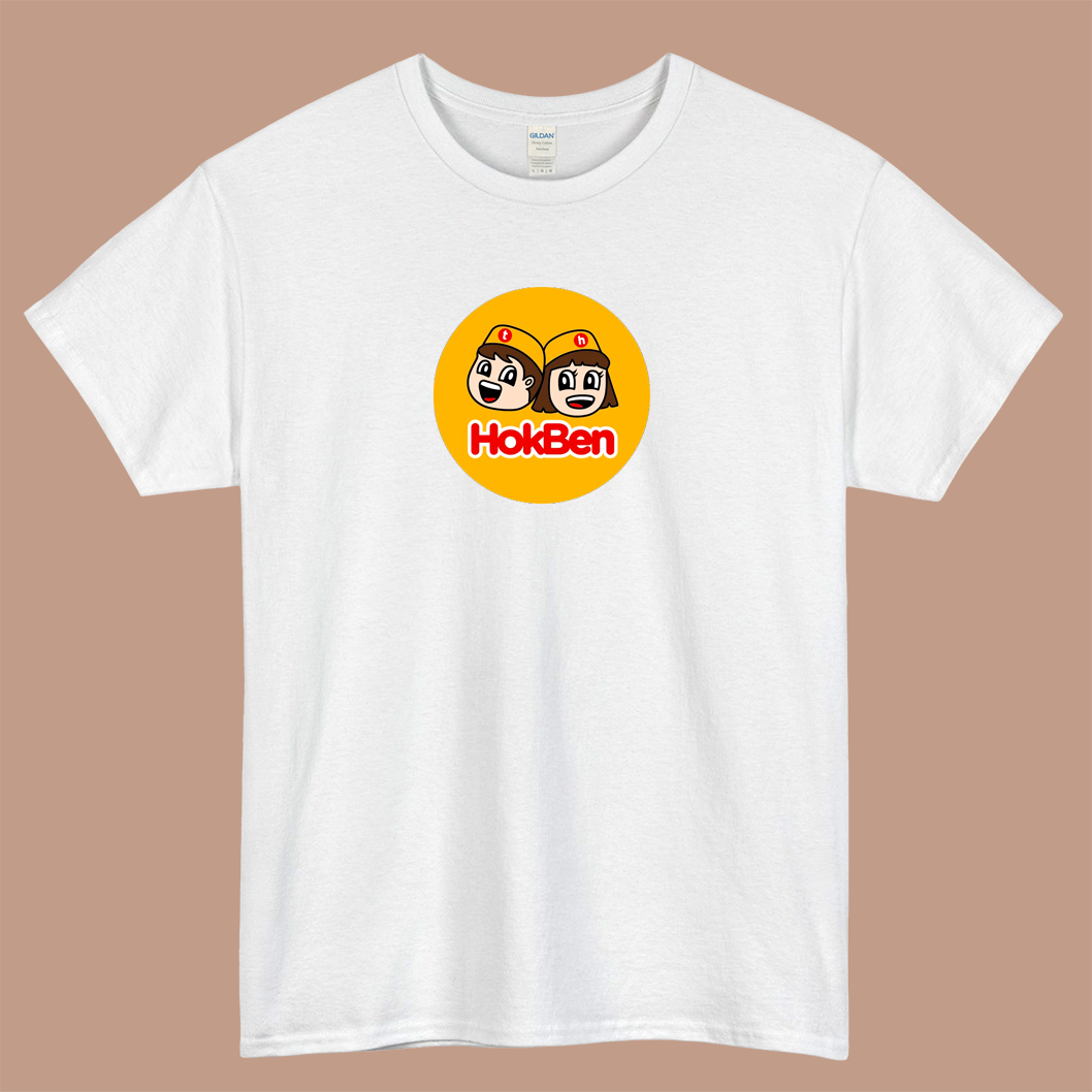 hokben logo short sleeve men's t shirt size S-3XL