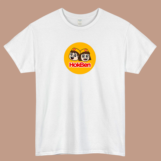 hokben logo short sleeve men's t shirt size S-3XL