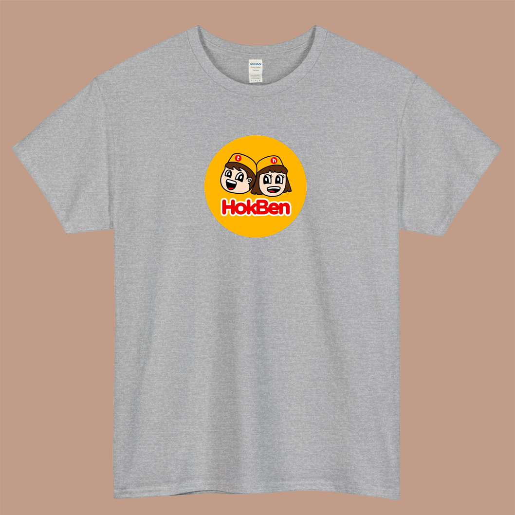 hokben logo short sleeve men's t shirt size S-3XL