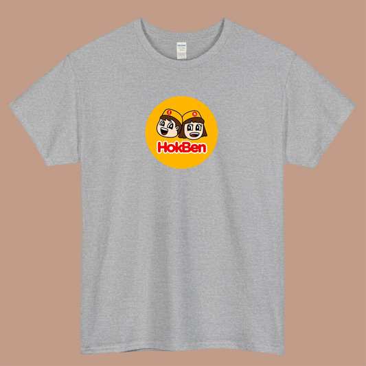 hokben logo short sleeve men's t shirt size S-3XL