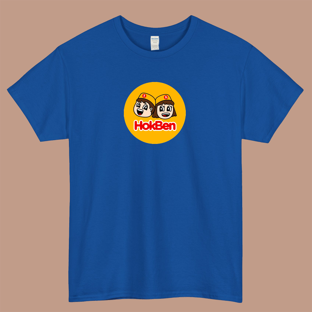 hokben logo short sleeve men's t shirt size S-3XL