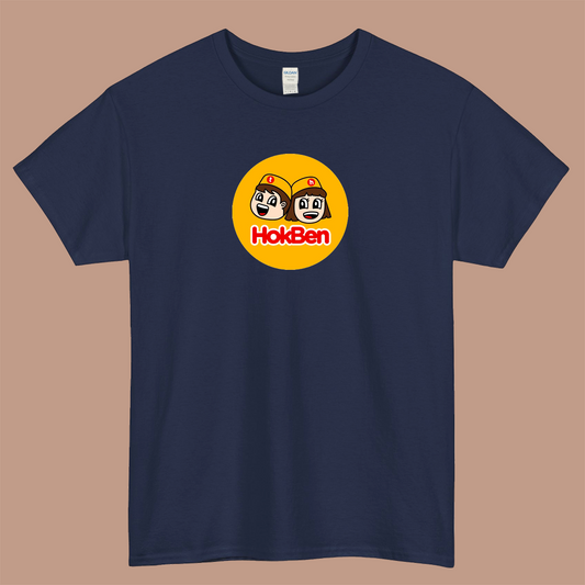 hokben logo short sleeve men's t shirt size S-3XL