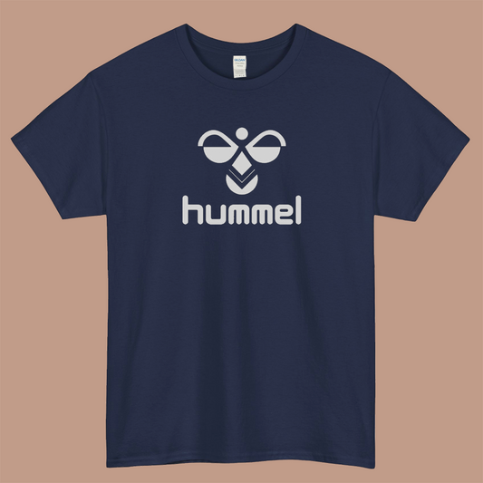 hummel 5 logo short sleeve mens t shirt S-3XL