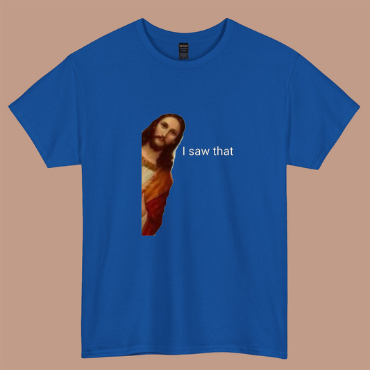 jesus i saw that LOGO short sleeve S-3XL -P