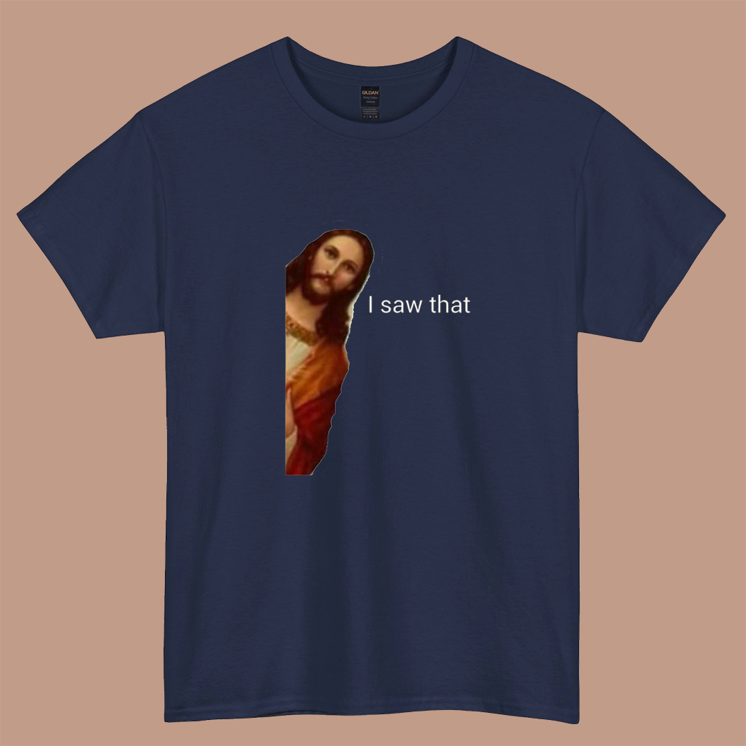 jesus i saw that LOGO short sleeve S-3XL -P