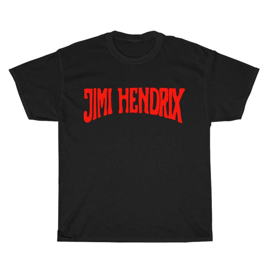 Jimi Hendrix Logo Men's Unisex T Shirt Size S to 3XL