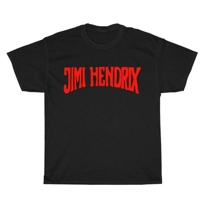 Jimi Hendrix Logo Men's Unisex T Shirt Size S to 3XL
