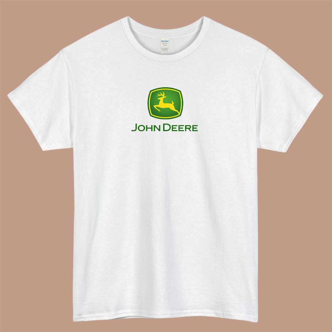john deere 1 logo short sleeve men's t shirt size S-3XL
