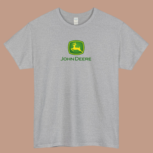 john deere logo short sleeve men's t shirt size S-3XL