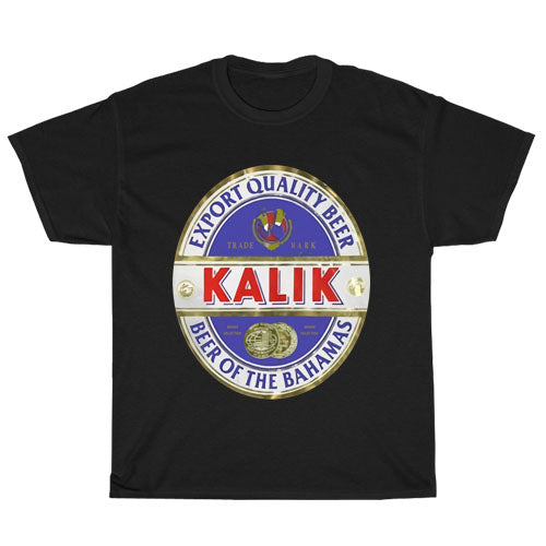 kalik drink beer logo Unisex Men's T Shirt Size S to 3XL
