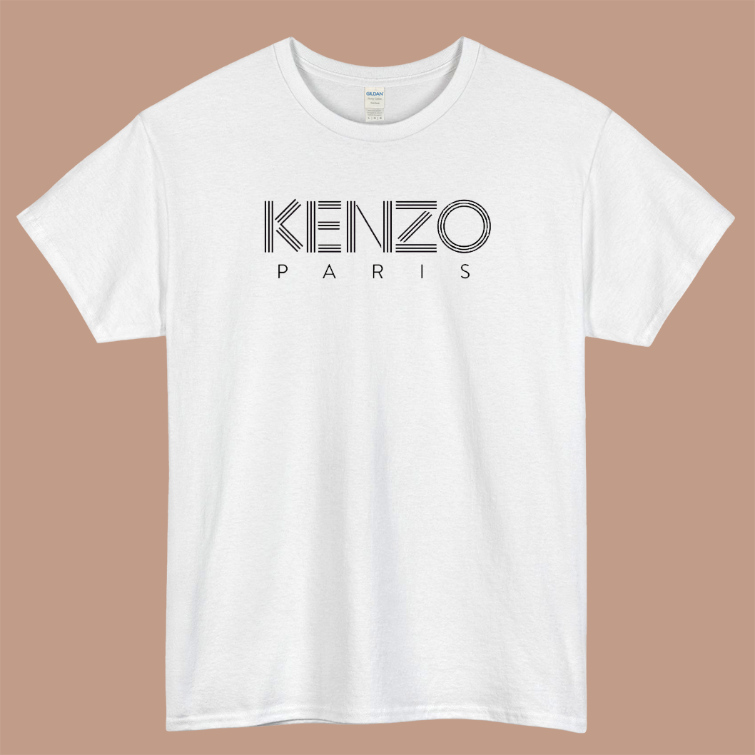 kenzo paris logo short sleeve men's t shirt S-3XL