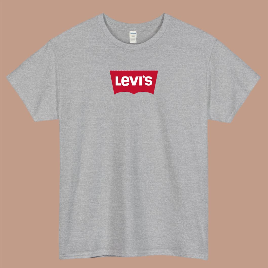 levis logo short sleeve men's t shirt S-3XL