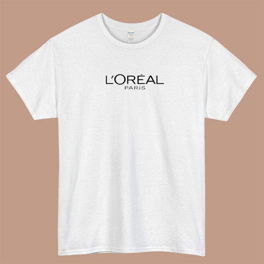 loreal  logo short sleeve mens t shirt S-3XL