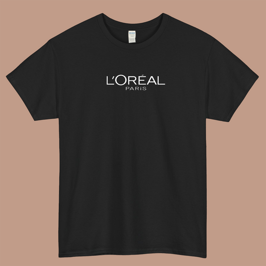 loreal 3 logo short sleeve mens t shirt S-3XL