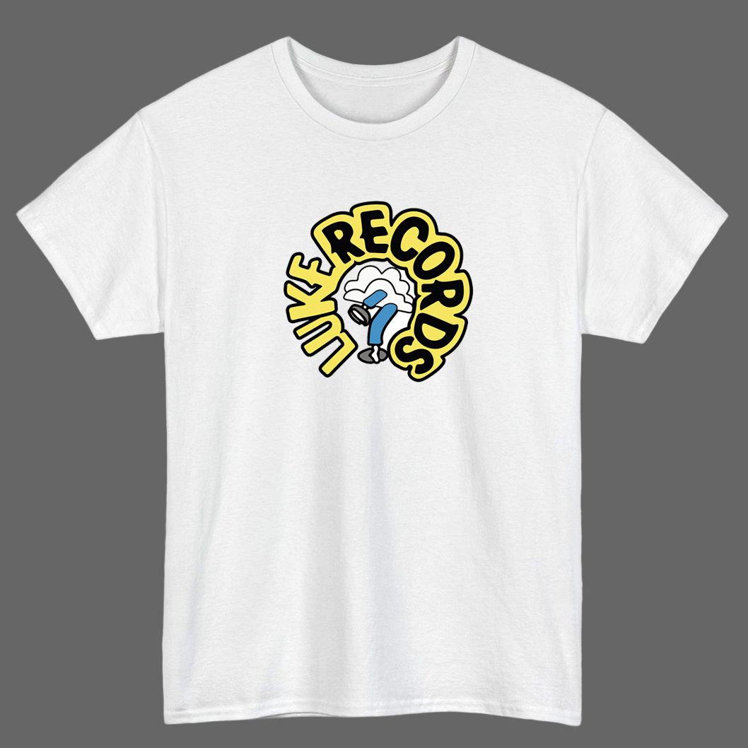 luke records logo short sleeve t shirt size S-3XL - P