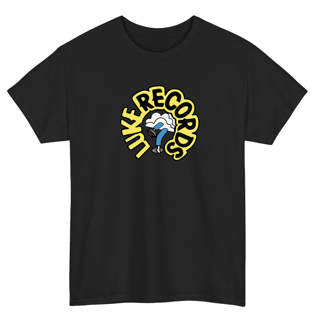 luke records logo short sleeve t shirt size S-3XL - P