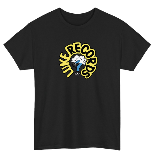 luke records logo short sleeve t shirt size S-3XL - P