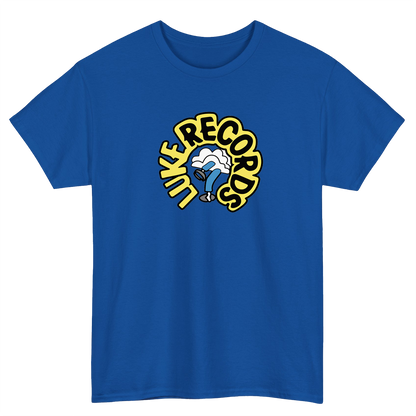 luke records logo short sleeve t shirt size S-3XL - P