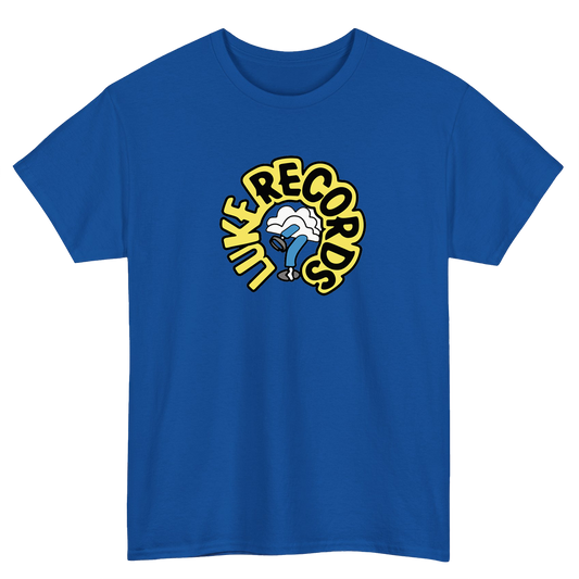 luke records logo short sleeve t shirt size S-3XL - P