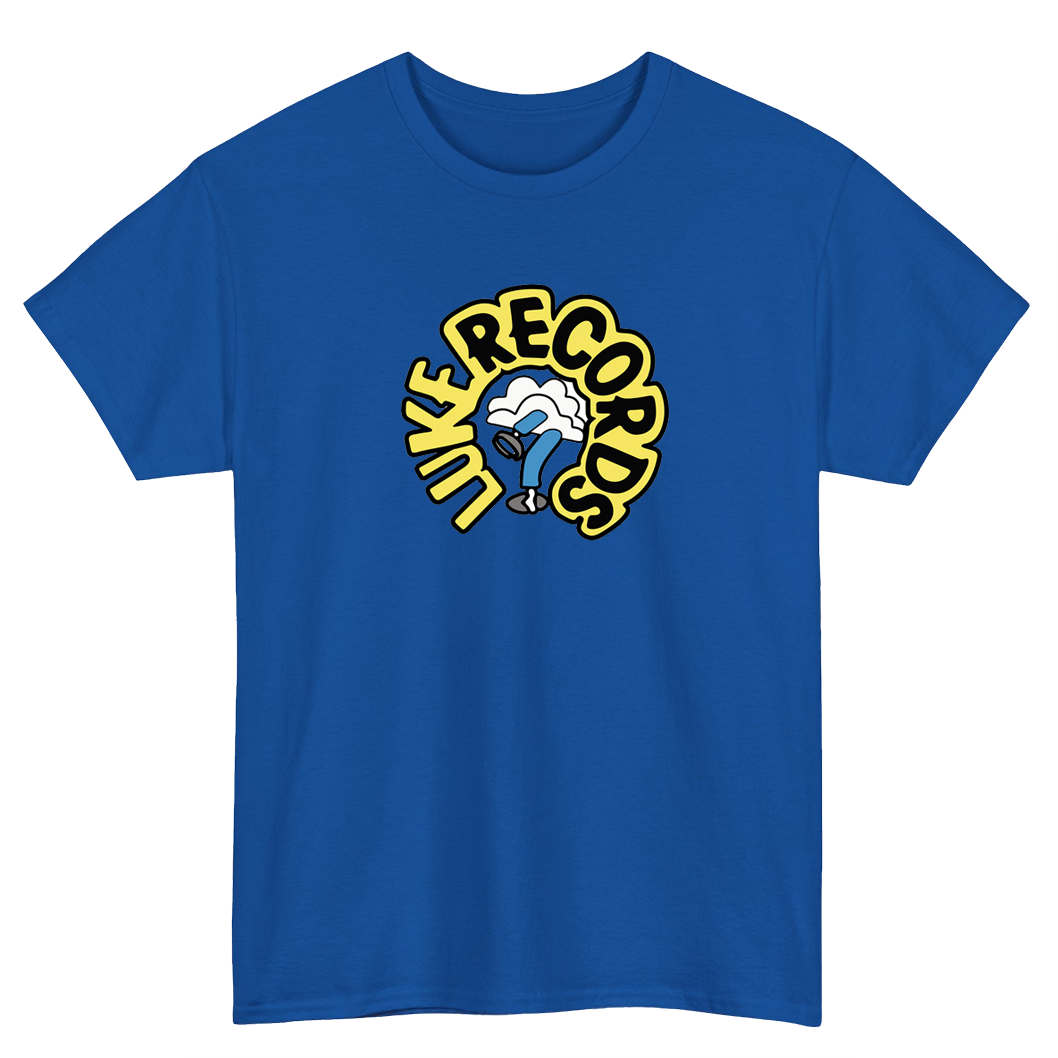 luke records logo short sleeve t shirt size S-3XL - P